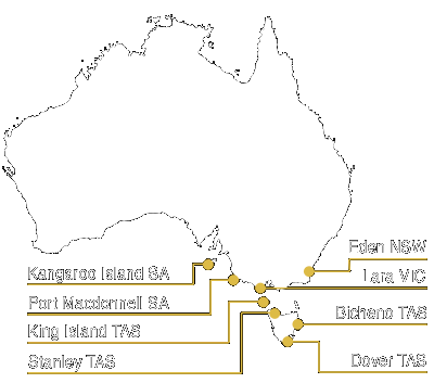 Pacific Bao Yu locations map